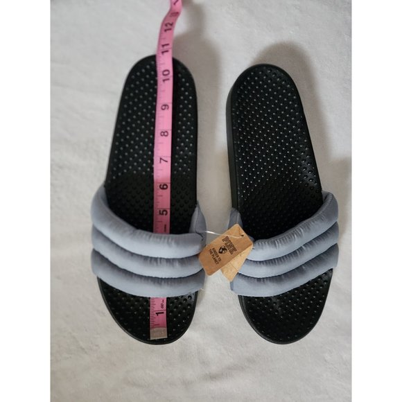 Victoria's Secret PINK Women's Gray/Black Puffer Slide Size Large (9/10) NEW - Picture 7 of 10